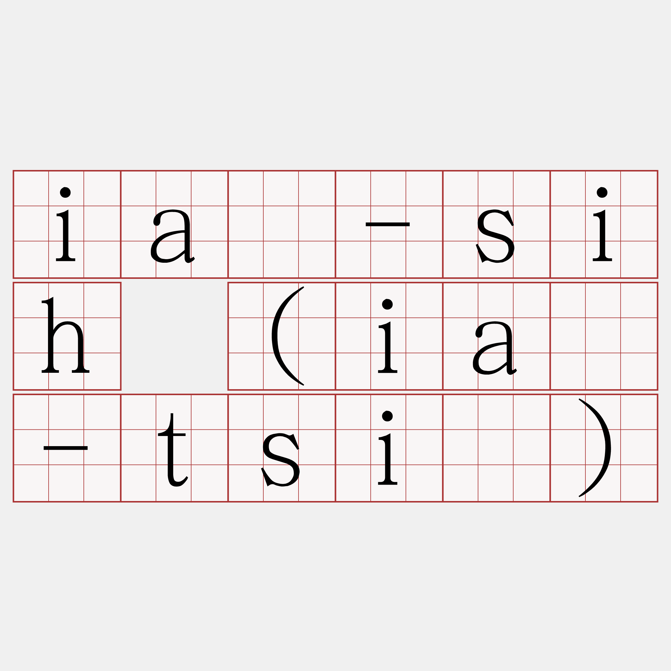 iá-sih (iâ-tsí)